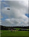 A jet prepares to land at Bristol Airport