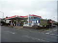 Service station on Chatsworth Road (A619)