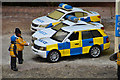 SX9265 : Torquay : Babbacombe Model Village - Police Cars by Lewis Clarke