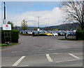 Horseboxes and Red Route only entrance  to Cheltenham Racecourse