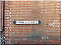 TM0688 : Crown Street sign by Geographer