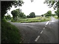 View North across the junction of Burren Road and Burrenreagh Road