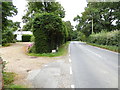 Looking south past Oakwood Lodge on Ide Hill Road