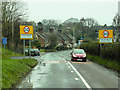 A488 Entering Minsterley