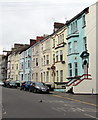 Row of three-storey houses, Clytha Square, Newport