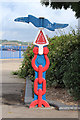 National Cycle Network Milepost, Canal Road