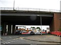 A71 passing over the B7038 at Kilmarnock