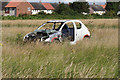 TA1530 : Abandoned car to the rear of Saltford Avenue, Hull by Ian S
