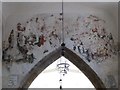 SP4033 : Wall painting in South Newington church #9 by Philip Halling