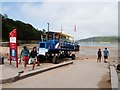 The Salcombe ferry transporter tractor