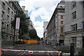 View up Belvedere Road from Westminster Bridge Road