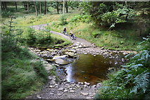 SK1694 : Ford at Lower Misden Clough by John Walton