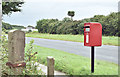 Pressed-steel postbox (BT19 100), Balloo Lower, Groomsport (August 2016)