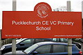 Pucklechurch CE VC Primary School nameboard 