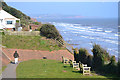 Footpath from Exeter Road to a footbridge over the railway, north end of Dawlish