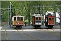 SC4384 : A trio of Milnes cars at Laxey by Alan Murray-Rust