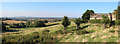 View over farm land from Baker Street