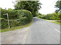 Looking north on Marringdean Road from footpath junction