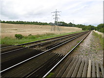 TR1559 : Railway near Folly Farm by Marathon
