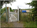 Foot crossing over the railway