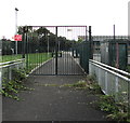 School entrance gate, Duffryn, Newport