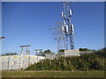 Communication tower on Mill Road, Alton