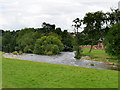 Confluence of Rivers Eamont and Lowther near Brougham Castle