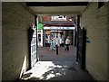 Looking across Chestergate in Macclesfield