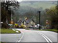 A483 entering Llanelwedd