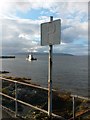 NR9250 : Lochranza: parking sign by the ferry pier by Chris Downer