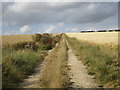SE9470 : Farm track near Helperthorpe by Jonathan Thacker