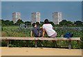 Visitors to Woodberry Wetlands