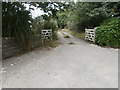 Gate and driveway to Tir Abad, Llantwit Major