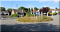 Grassy roundabout in Allt-yr-yn, Newport