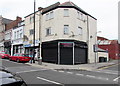ST1168 : Shuttered corner shop, Thompson Street, Barry by Jaggery