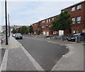 Housing at the SE end of Thompson Street, Barry