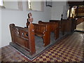 St Nicholas, Fisherton de la Mere: chancel pews