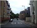 TQ3479 : View down George Row from Bermondsey Wall East by Robert Lamb