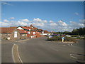 The approach to Minehad golf course