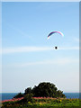NU2410 : Paragliding over Alnmouth by John Lucas
