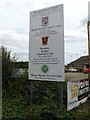 TQ4165 : Hayes (Kent) Cricket Club sign by Geographer