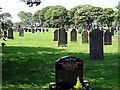 NZ3179 : Blyth Links Cemetery by John Lucas