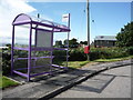 Elizabethan postbox and bus shelter, Portgower