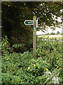 TM0174 : The Grundle Byway sign by Geographer