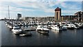 Boats on the Tawe in morning light