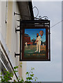 The Cricketers (2) - sign, 19 Archery Road, Royal Leamington Spa