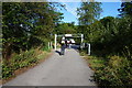 Penistone Rail Trail joins Smithies Lane, Barnsley