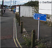 SX9193 : Exe Cycle Route sign, Exeter by Jaggery