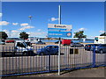 Exmouth railway station name sign