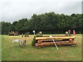 SJ8165 : Somerford Park Horse Trials: cross-country obstacle by Jonathan Hutchins
